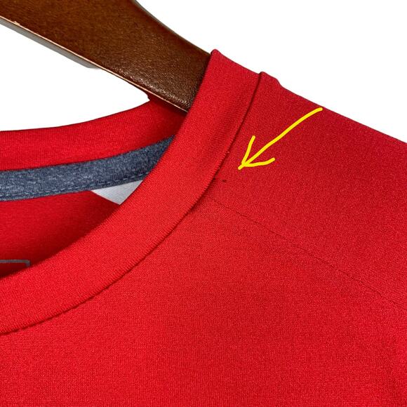 Stellar Equipment Tech Shirt Performance Long Sleeve Red Lightweight Men's S - Picture 3 of 10